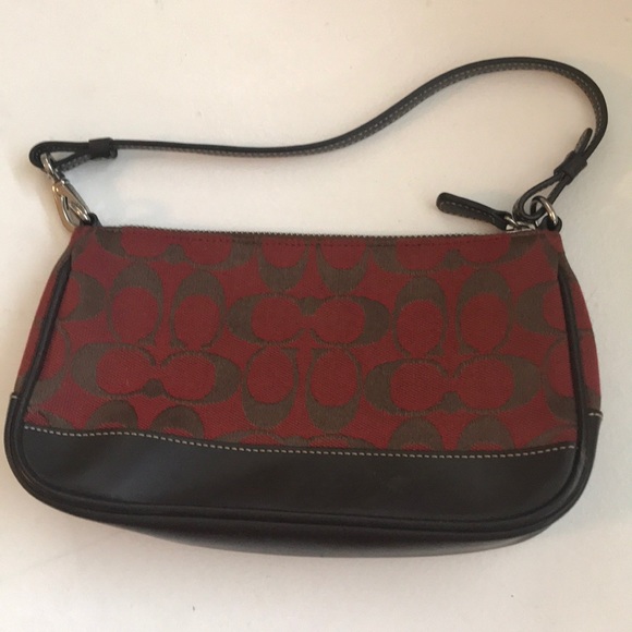 Coach Handbags - Coach brown and red purse